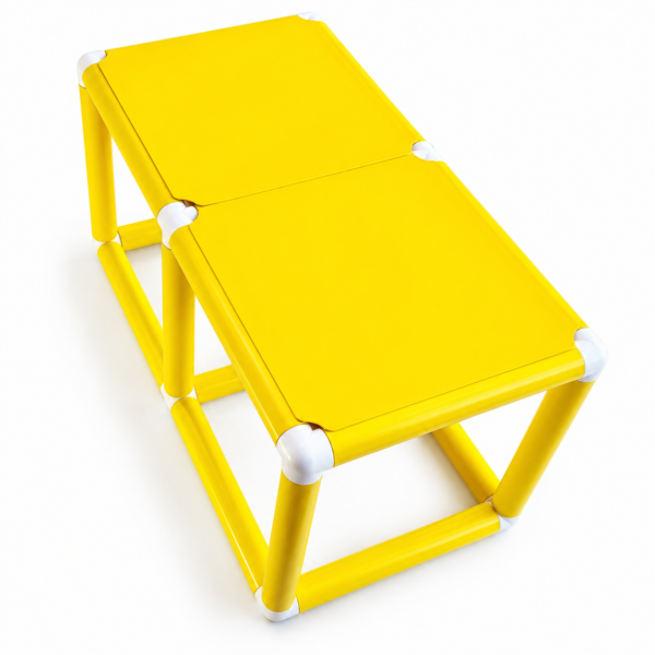 Yellow swimming pool platforms 1x2