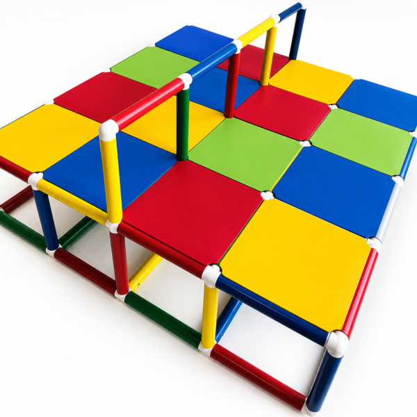 Pool Platform model "4x4" modules with central handrail